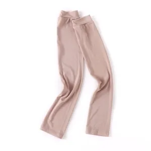 Manchettes unies en coton modal pour femmes, vue à plat, protection solaire anti-UV.