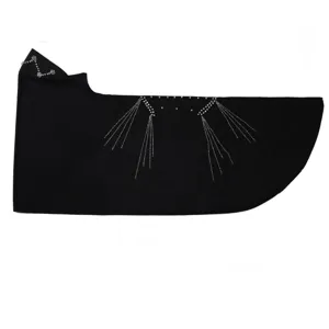 Black rhinestone tassel headscarf, comfortable camellia pullover hijab for details.