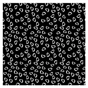 Chiffon Schal Detail Stoffmuster mit elegantem schwarz weissem handgezeichnetem Print.