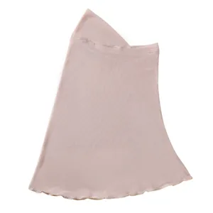 Solid color elastic mesh head cover detail showing the lightweight and breathable fabric texture.