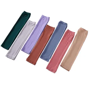 Solid color modal sun protection sleeves for outdoor driving and daily UV protection.