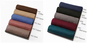 Solid color voile scarf long hijab lightweight travel shawl multi-color options detail display