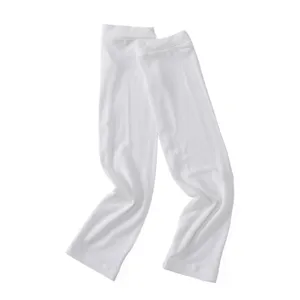 Solid color modal sun protection arm sleeves for outdoor travel driving UV blocking thin