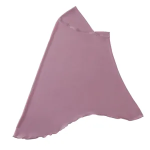 Hijab istantaneo elasticizzato a tinta unita per donna, foulard musulmano traspirante.