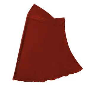 Close-up detail of a solid color breathable stretch mesh headscarf, lightweight fabric texture.