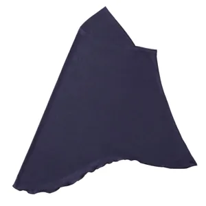 Hijab elasticizzato da infilare tinta unita foulard islamico comodo per uso quotidiano