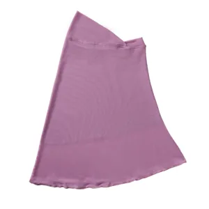 Elastic mesh pull-on headscarf in solid color, comfortable daily wear detail view.