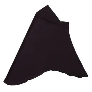 Hijab elasticizzato in tinta unita da donna, comodo foulard islamico per uso quotidiano.