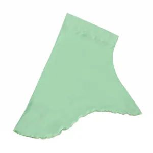 Solid color modal inner hijab cap detail shot, soft stretch fabric head cover for women.