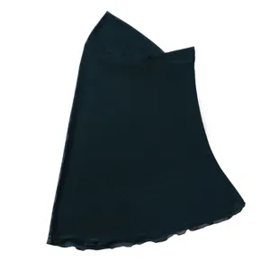 Close-up view of the solid color elastic mesh fabric, showing soft texture and fine stitching details.