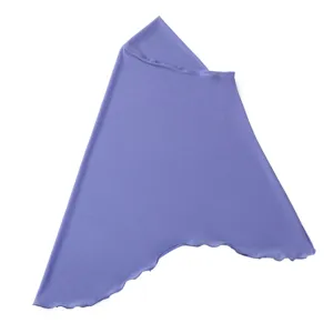 Hijab elastico viola vista dettaglio tessuto morbido vestibilita comoda uso quotidiano