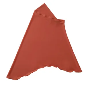 Hijab elastico in tinta unita da donna, comodo foulard istantaneo traspirante.
