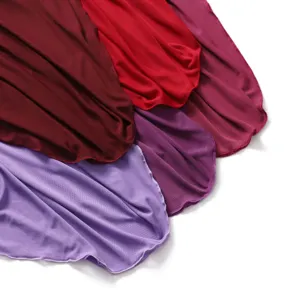 Colorful stretchy mesh headscarf solid color breathable soft beanie for daily wear and sports