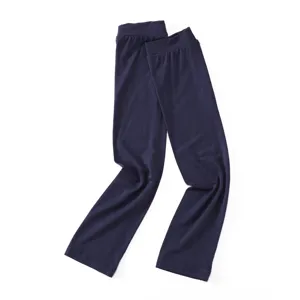 Close up of dark blue solid color sun protection ice sleeves, lightweight breathable fabric detail view.