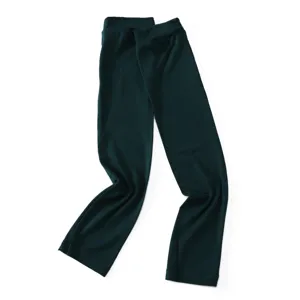 Detailed close-up view of solid dark green modal sun protection arm sleeves for outdoor use.