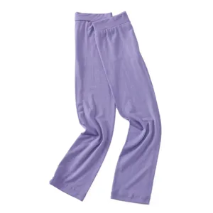 Light purple modal lounge pants comfortable thin casual daily wear solid color bottom trousers
