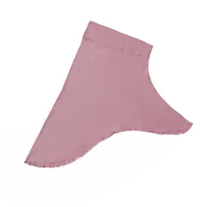 Solid color modal hijab inner cap, comfortable stretch Muslim headscarf for daily wear.