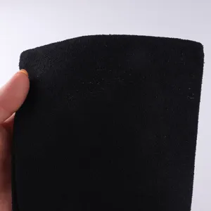 Black single layer bath exfoliating glove detail texture view for daily body cleaning use
