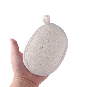 Esponja de Baño de Lufa Natural Exfoliante Corporal con Correa Colgante Util