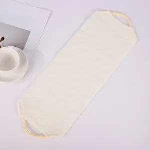 Exfoliating back scrubber strap long bath towel for body cleaning shower accessories