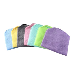 Cintura da bagno esfoliante in nylon colorato, asciugamano lungo per la pulizia quotidiana del corpo.