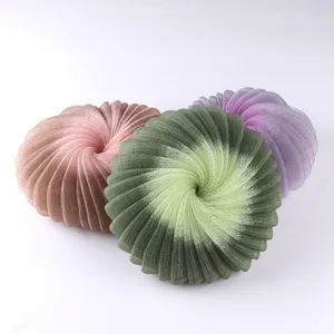 Detailed close-up of large Korean style two-color sunflower mesh bath sponge for rich foaming.