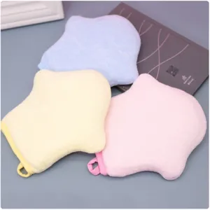 Esponja de baño suave para bebé y guantes de ducha con diseño de dibujos animados para niños.