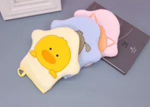 Guantes esponja de baño para bebé de dibujos animados, diseño animal, ideal para el baño.