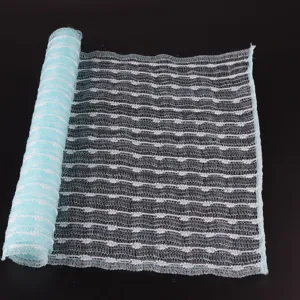 Exfoliating bath mesh towel long sauna scrubber body cleansing shower wash cloth tool