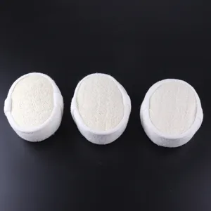 Éponge de Bain Luffa Naturelle Exfoliante Corps Ovale Tampons Lot de 3 Douche