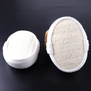 Ensemble d'éponge de bain luffa naturel exfoliant pour le corps tampon luffa pour la douche quotidienne