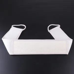 Sangle exfoliante éponge de bain longue luffa pour le dos avec poignées douces douche.