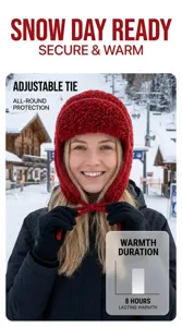 Warme Lammfell Trappermütze mit Ohrenschutz, winddichte Uschanka für kaltes Skifahren.