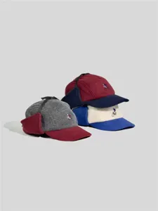 Cappello aviatore invernale in pile 5 pannelli blocco colore caldo cappello da sci antivento