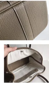 Genuine leather tote bag women commuter handbag high quality minimalist shoulder handbag