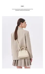 Sac à main dôme motif crocodile en cuir véritable sac bandoulière pour femme élégant chic