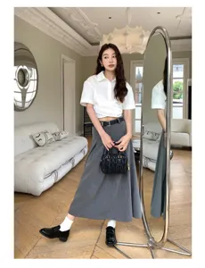 Stylish women pleated mini bowling bag black leather luxury shoulder handbag fashion