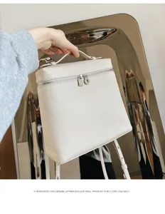 Sac a dos elegant en cuir veritable pour femme tendance mode voyage travail quotidien