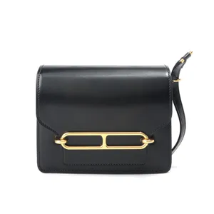Glossy leather women shoulder crossbody bag chic commute small square handbag elegant style