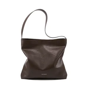 Women's Genuine Leather Bucket Bag Large Capacity Retro Shoulder Bag Fashion Commuting Handbag Underarm Bag