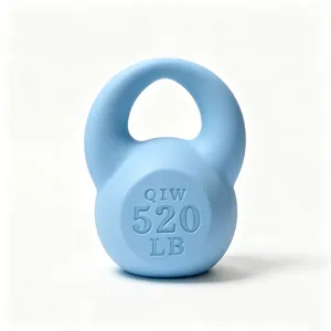 Perlina ciondolo kettlebell azzurro dettaglio, accessorio per gioielli fatti a mano DIY.