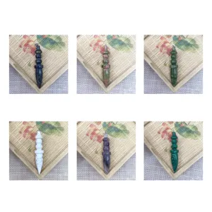 Natural stone crystal cone bullet pendant wand pendulum agate charm DIY jewelry accessories