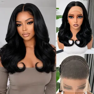 13x4 Lace Front Κοντή Σγουρή Περούκα για Μαύρες Γυναίκες Συνθετική Ίνα Ανθεκτική στη Θερμότητα Αναπνεύσιμη