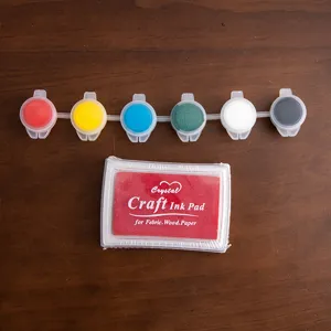 Children Washable Finger Painting Pigment Set Watercolor Graffiti Craft Ink Pad Creative Drawing Art Supplies