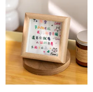 Ξύλινη κορνίζα κεντήματος DIY χειροποίητο σταυροβελόνι για διακόσμηση ρομαντικό δώρο
