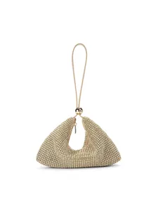 Bolso de Noche de Diamantes de Imitación para Mujer Moda Triángulo Hombro Bandolera Lujo Bling Fiesta Prom Bolso de Mano Plata