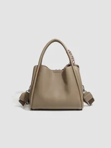 Elegante damestas schoudertas van kunstleer, veelzijdige crossbody tas voor werk en dagelijks.
