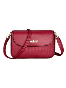 Dames gewatteerde schoudertas PU leer rood kleine crossbody tas mode elegante handtas