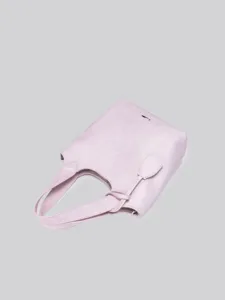 Minimalistische Damen Tote Tasche PU Leder Schultertasche Handtasche stilvoll Rosa