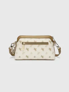 Pegasus print crossbody tas voor vrouwen, stijlvolle schoudertas met prachtige hardware.